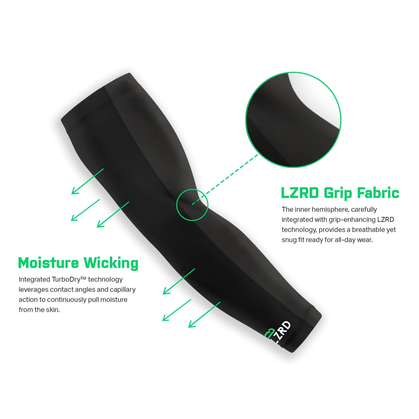 LZRD Grip Sleeve Football Compression Sleeve