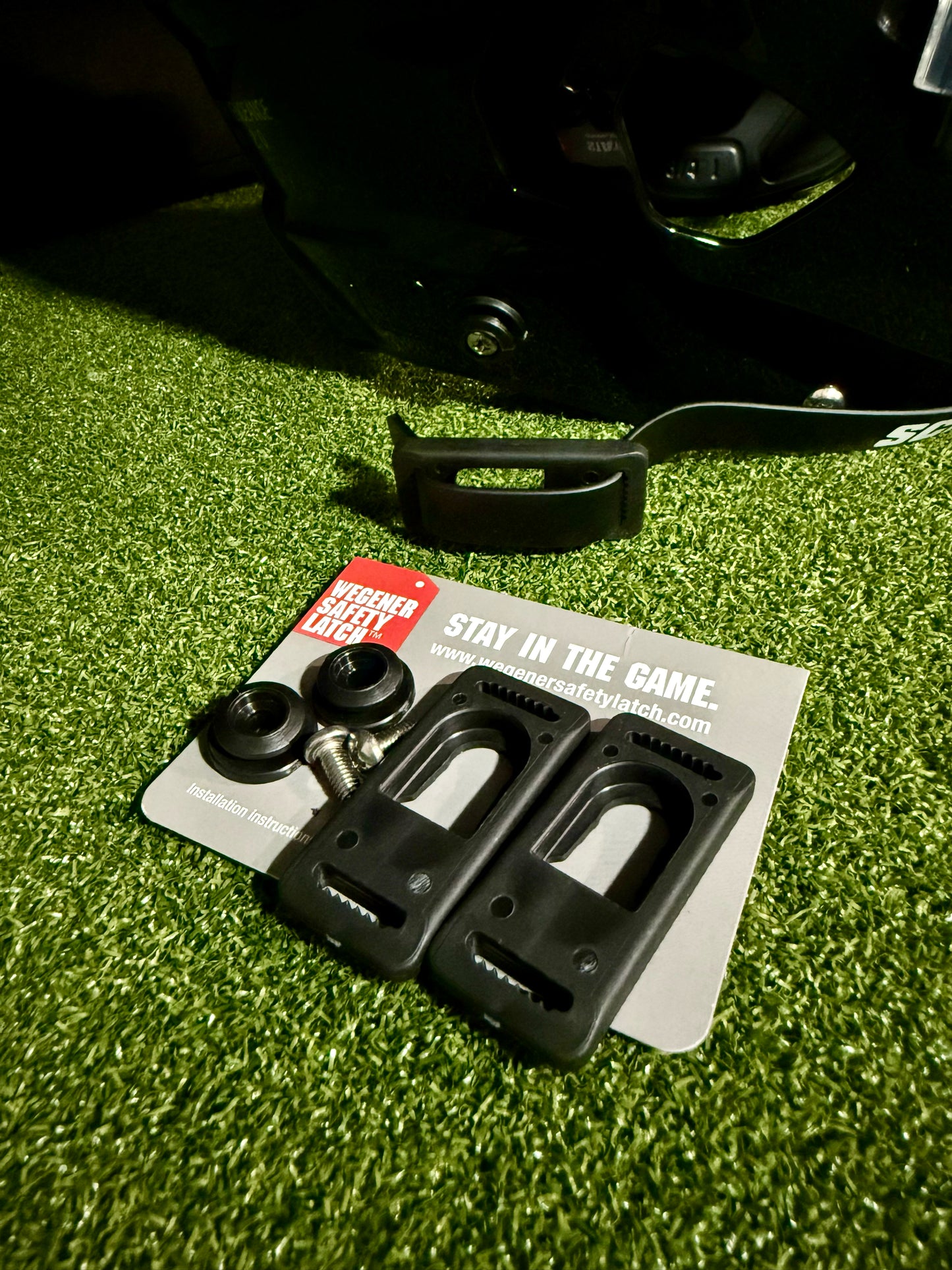 Wegener Chin Strap Safety Latch