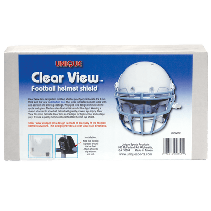 Unique Sports Football Eye Shield - Adult - Clear